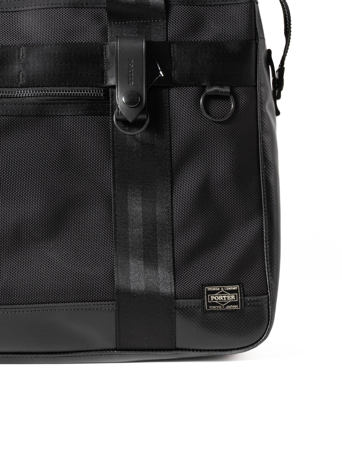 PORTER / HEAT SERIES TOTE BAG BLACK (ZIP) - Image 3