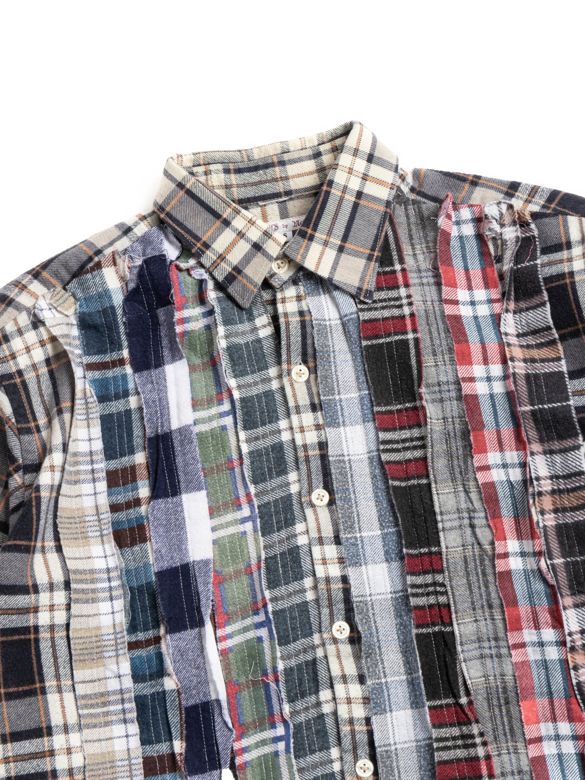 REBUILD BY NEEDLES FLANNEL SHIRT RIBBON SHIRT 1 - Image 2