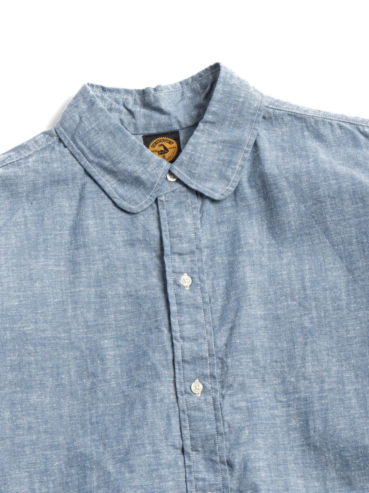 (JG&ndash;34) BB ROUND COLLAR OXFORD NAVY - Image 2