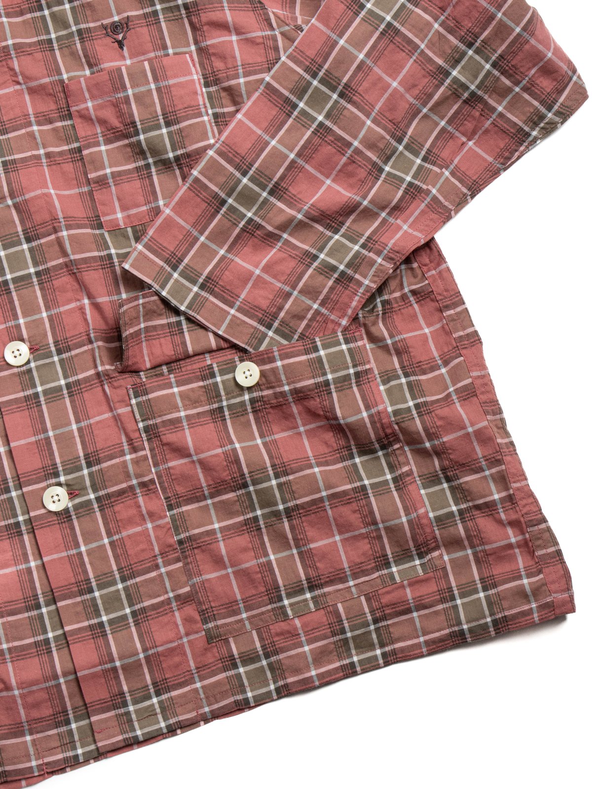 SOUTH2 WEST8 RANGER SHIRT PLAID RED - Image 3