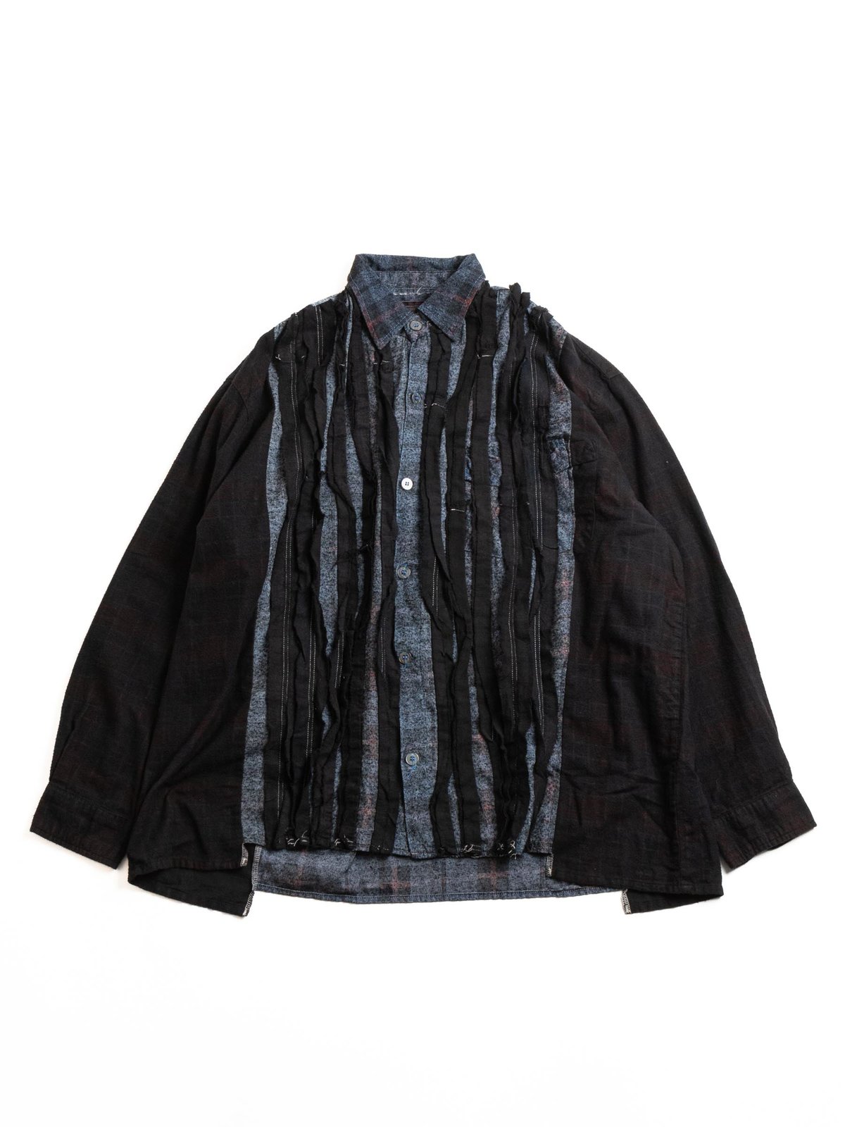REBUILD BY NEEDLES FLANNEL SHIRT RIBBON WIDE ASSORTED (E) by 