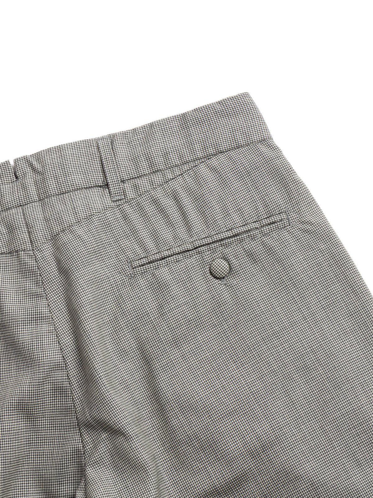 ANDOVER PANT GREY MICRO HOUNDSTOOTH TROPICAL WOOL  - Image 5