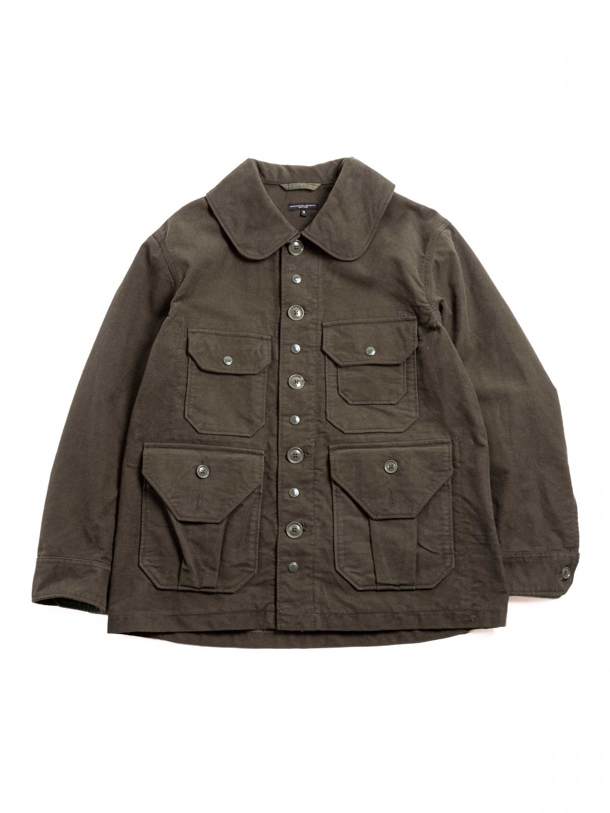 CRUISER JACKET OLIVE COTTON MOLESKIN - Image 1