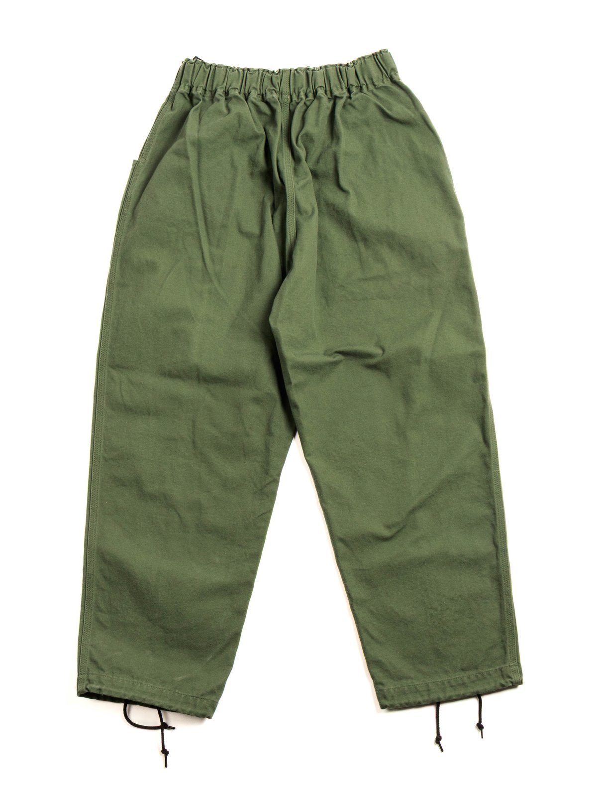 BELTED C.S. PANT 11.5oz COTTON CANVAS MOSS GREEN - Image 4