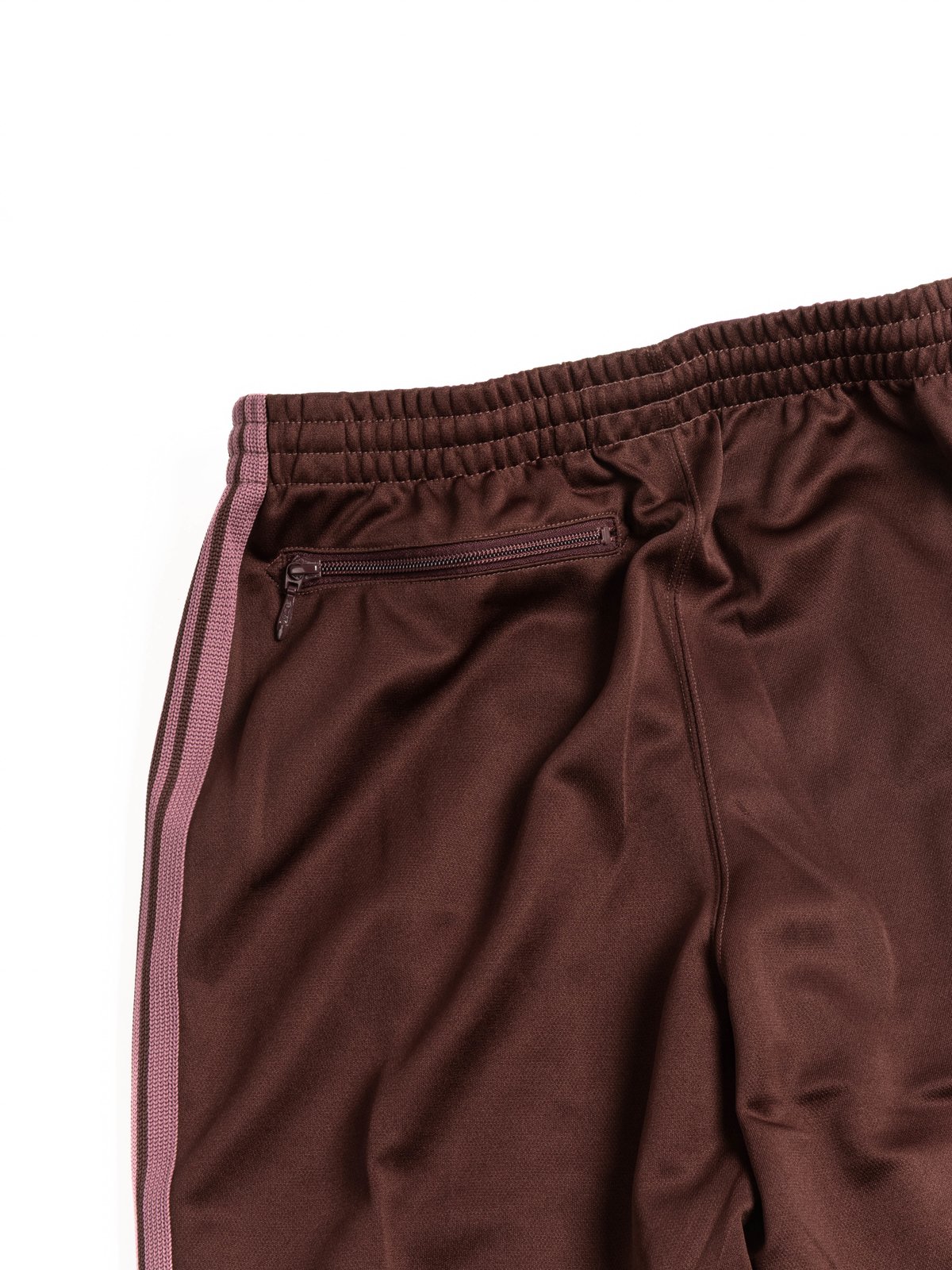 NEEDLES TRACK PANT – POLY SMOOTH BROWN - Image 5