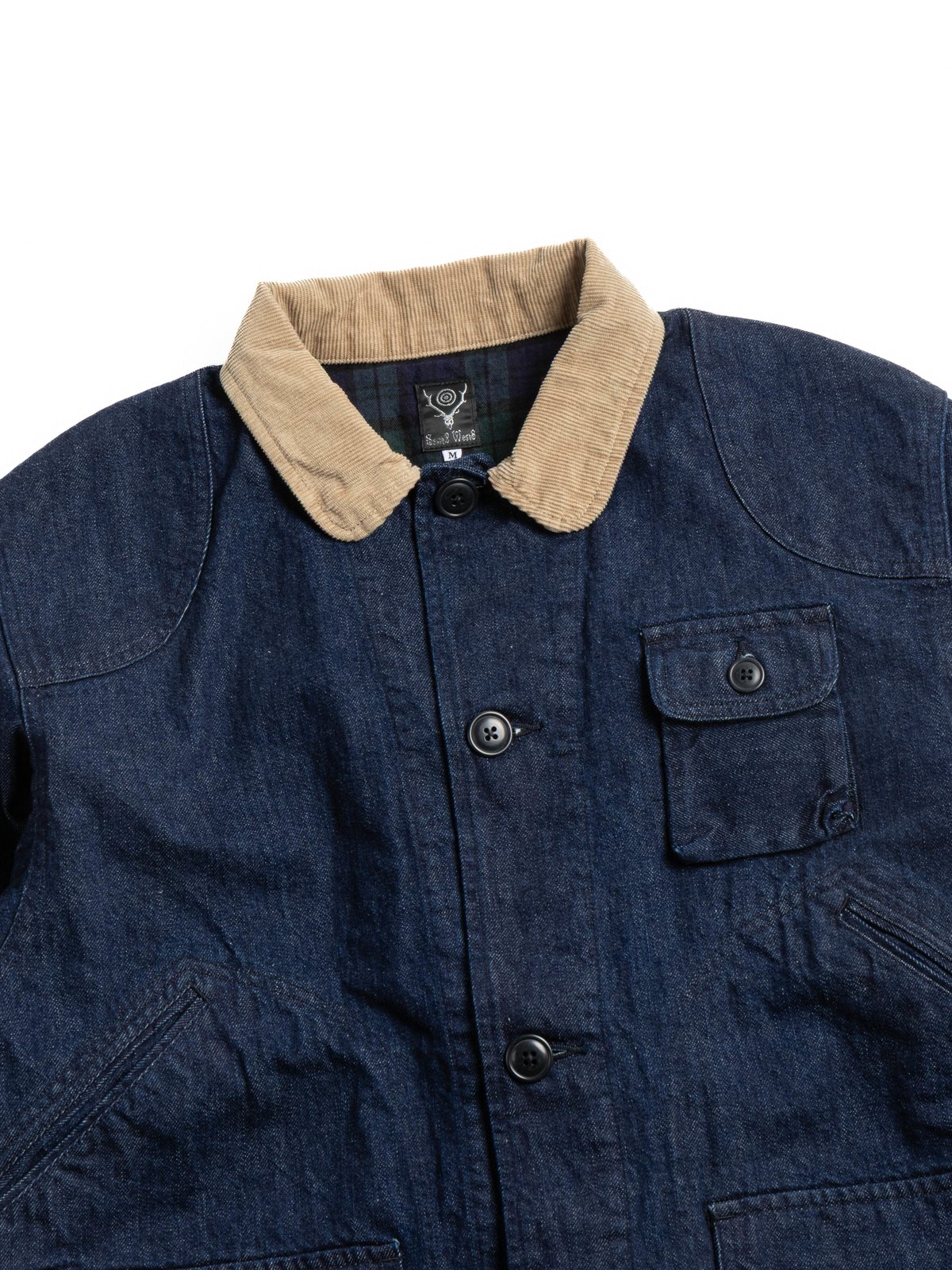 SOUTH2 WEST8 HUNTING JACKET 12oz DENIM INDIGO - Image 2
