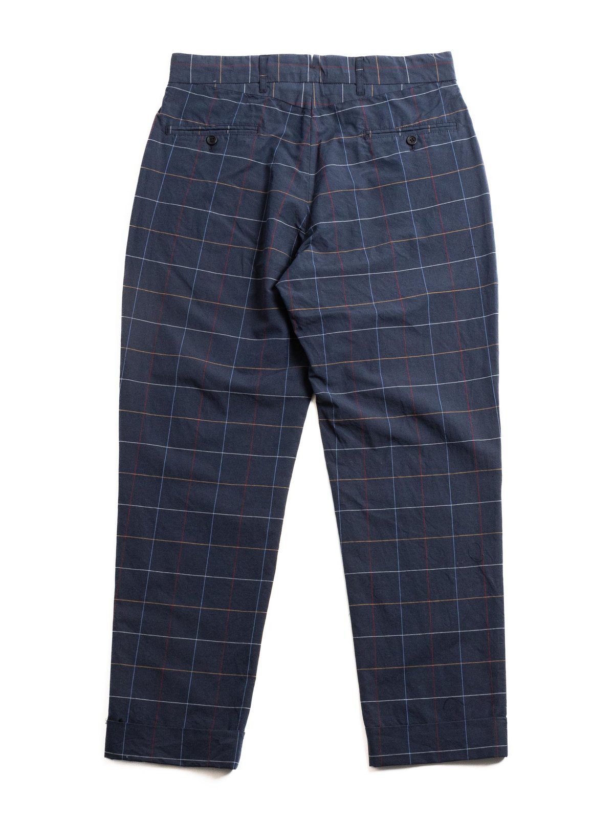 ANDOVER PANT NAVY CL WINDOWPANE - Image 6