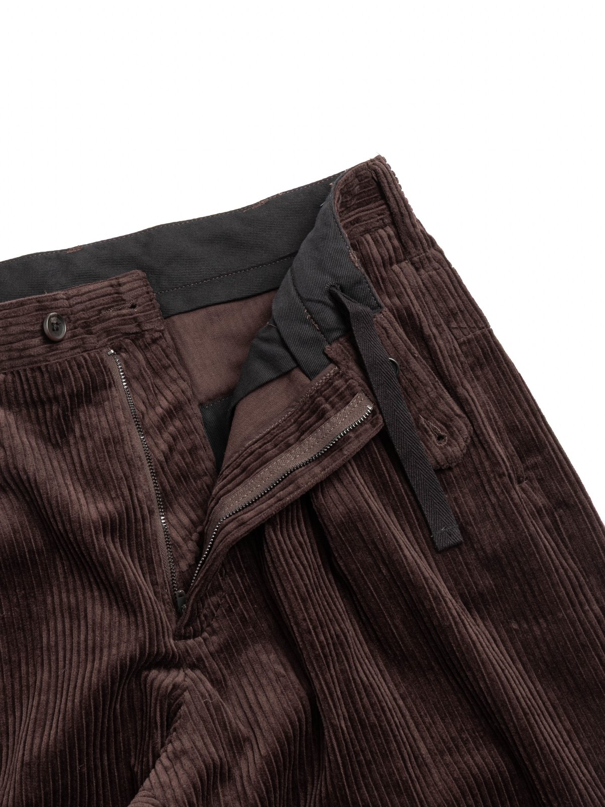 CARLYLE PANT / DK.BROWN COTTON 4.5W CORDUROY - Image 3
