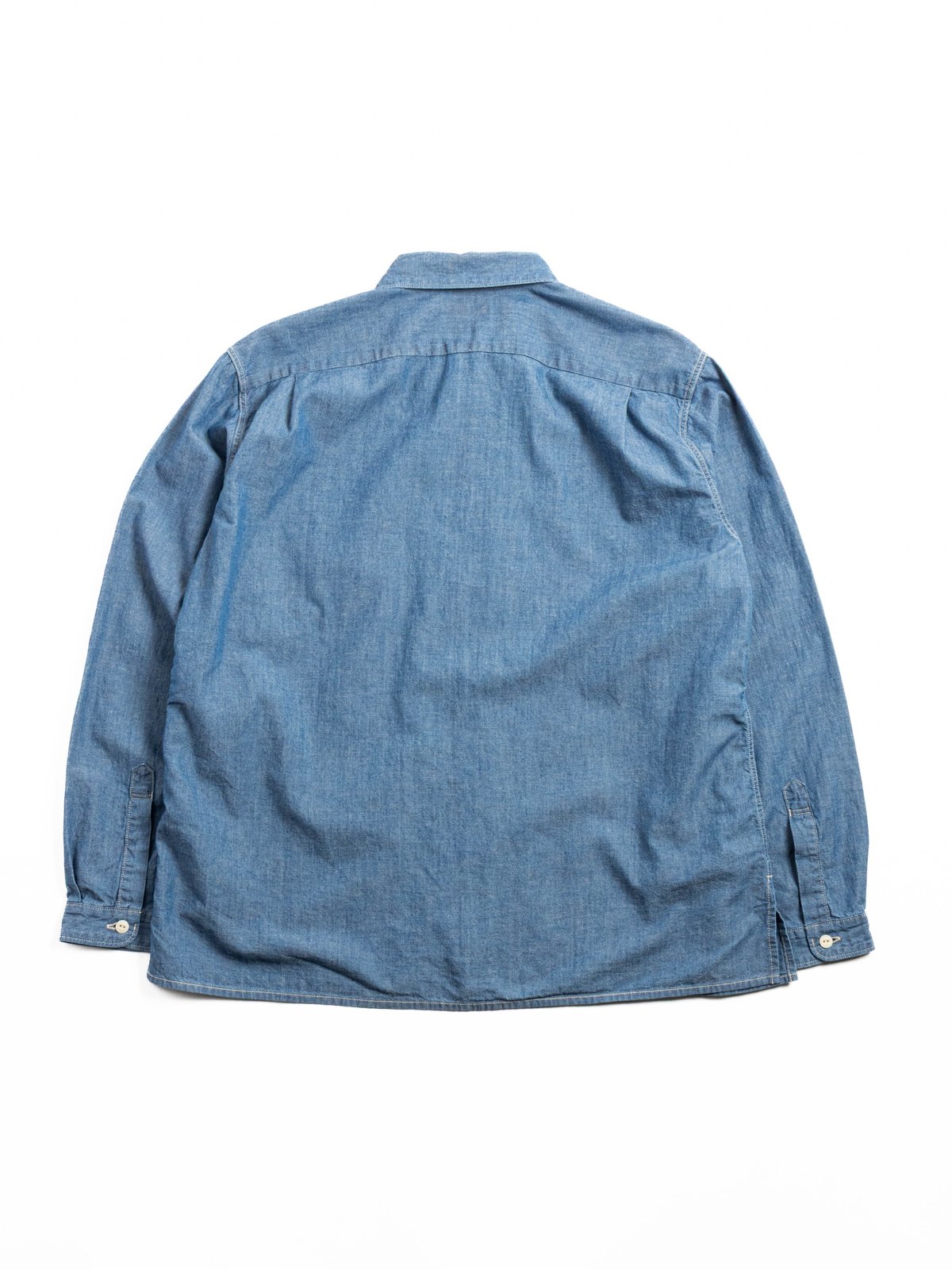 (SV&ndash;SH&ndash;030) CHAMBRAY L/S BD SHIRT BLUE - Image 4