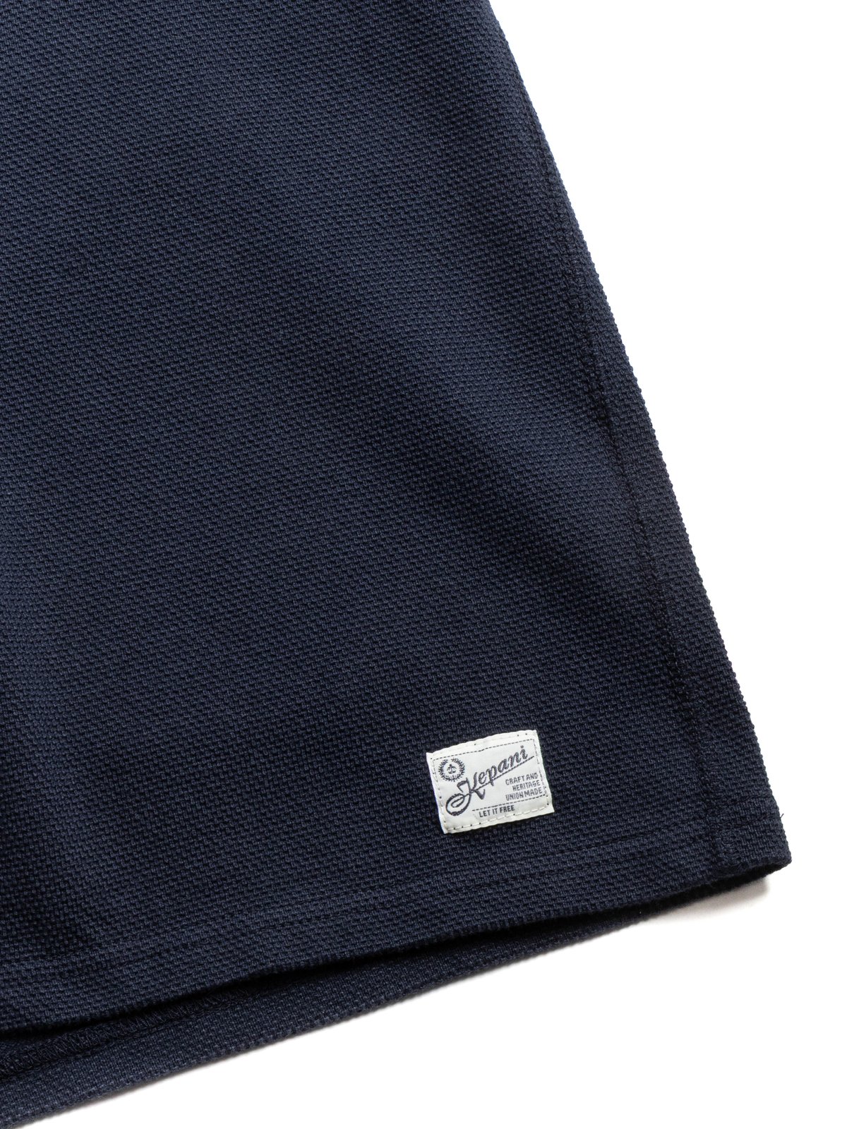 (KP2212ST) RAFFIA HEAVYWEIGHT PIQUE SKIPPER NAVY - Image 3