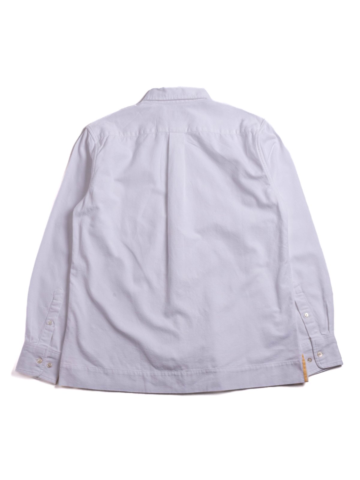 (OM45475.45) TBB HAND WOVEN 7oz TWO PLY OXFORD WEAVE STRAIGHT HEM SHIRT - Image 7