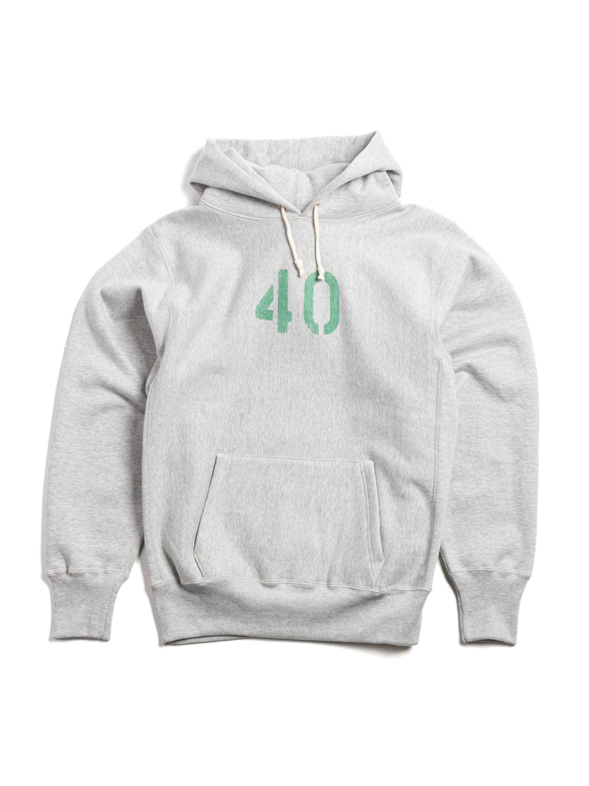 (LOT 484) REVERSE WEAVE HOOD NO.40 HEATHER GRAY - Image 1