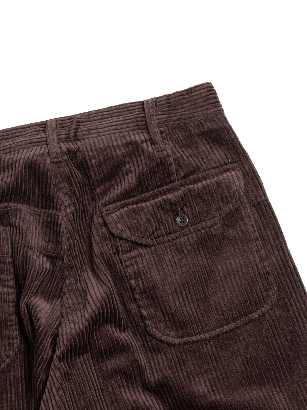 CARLYLE PANT / DK.BROWN COTTON 4.5W CORDUROY - Image 5