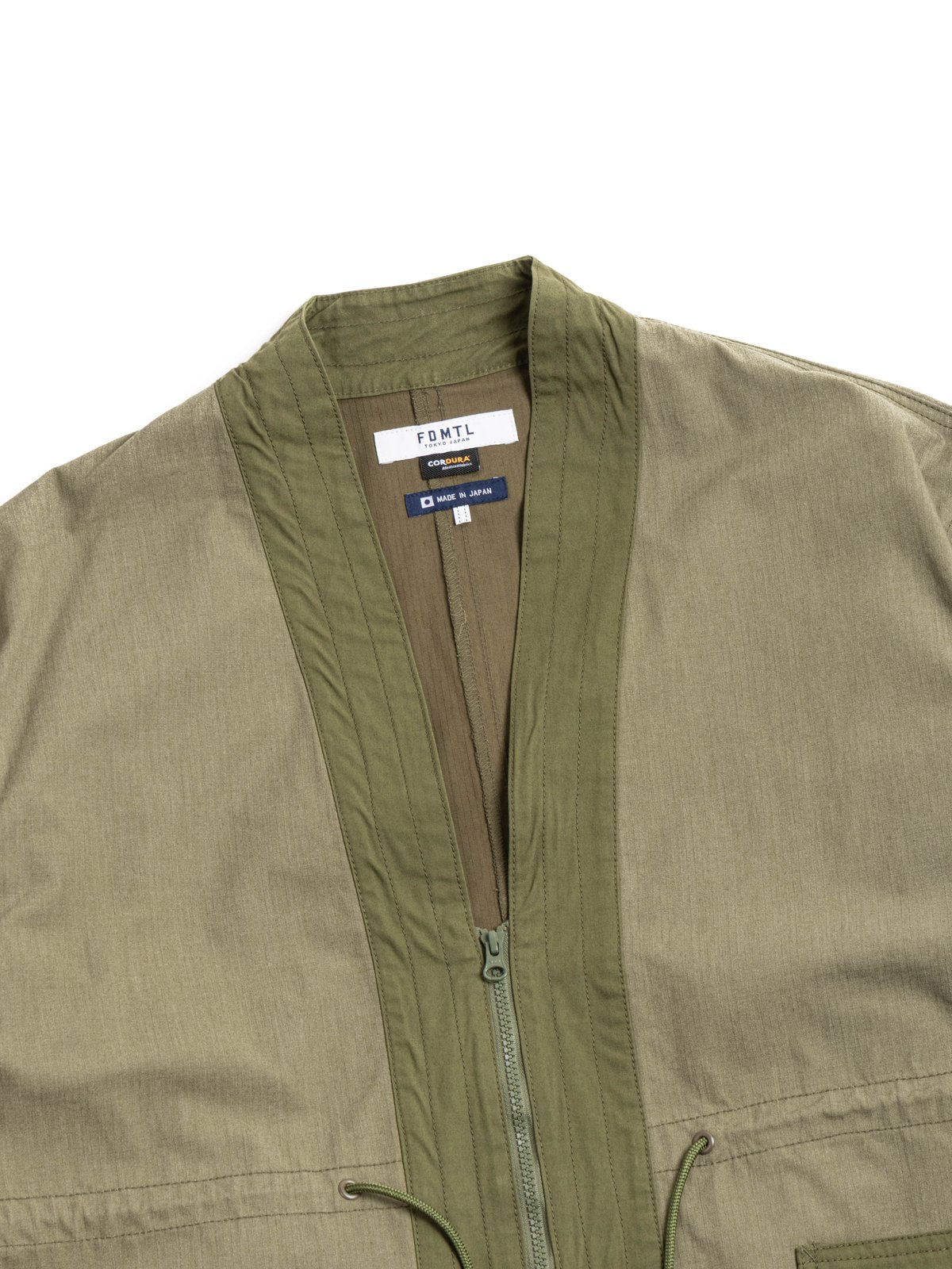 FDMTL HAORI COAT OLIVE - Image 1