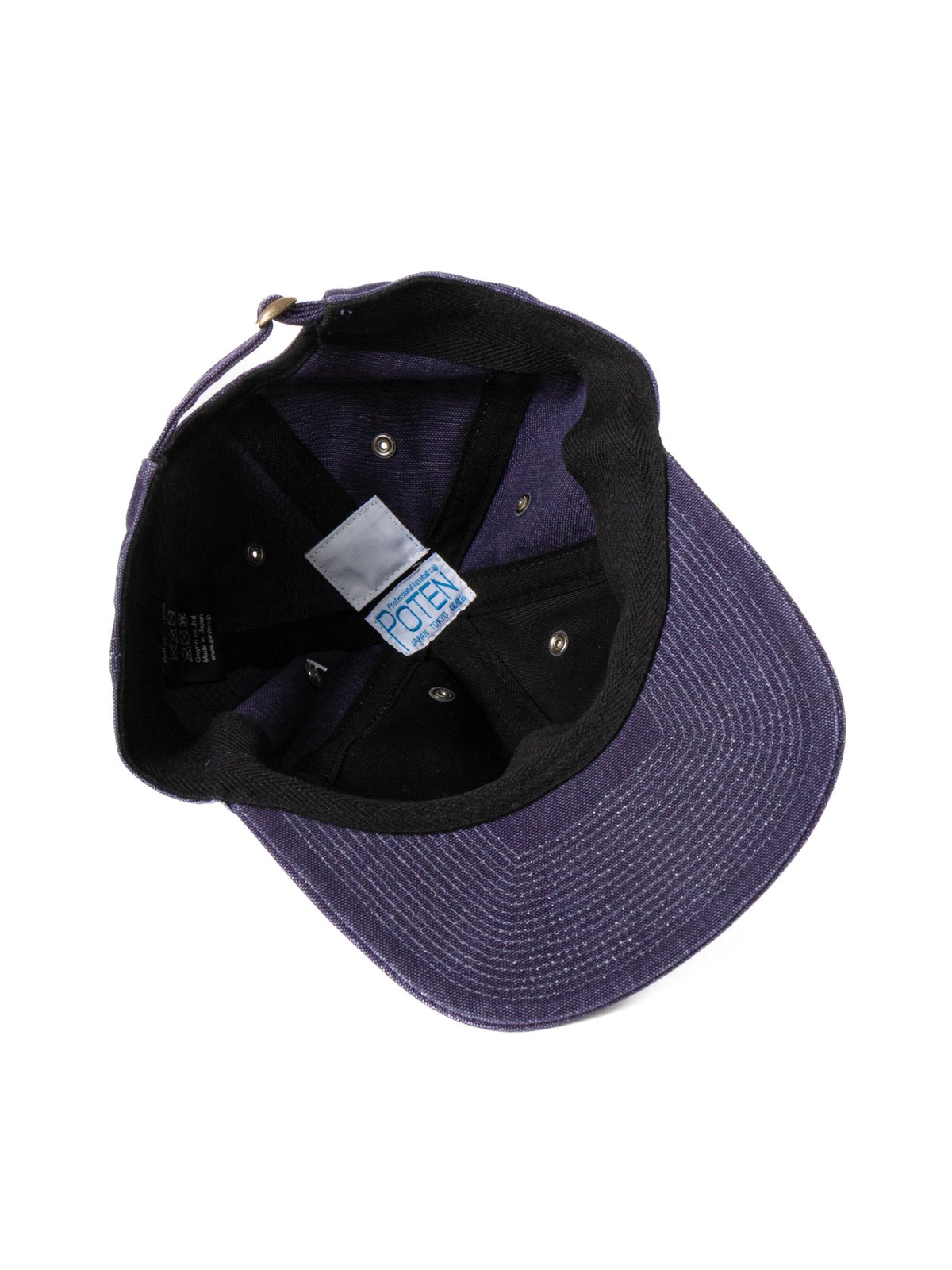 POTEN VINTAGE DUCK BASEBALL CAP NAVY - Image 5