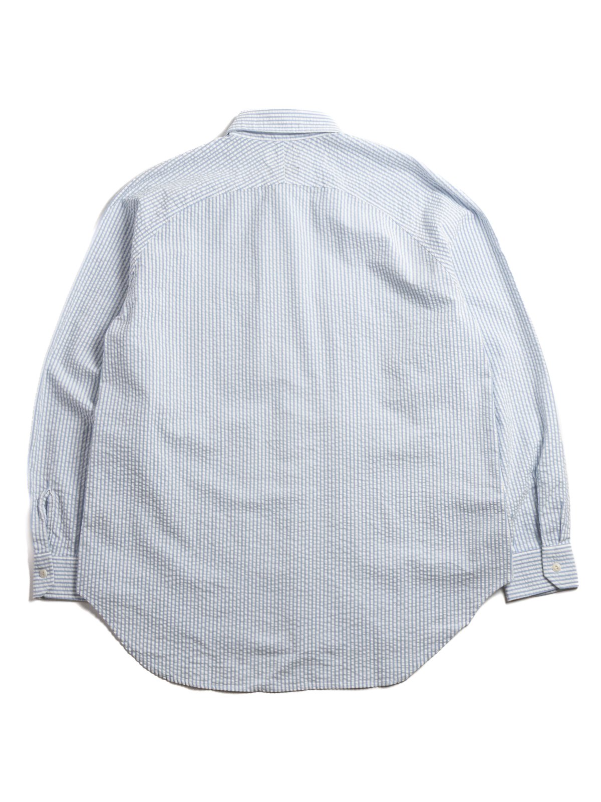 RAGLAN SHIRT SEERSUCKER WASHED OFF WHITE/SKY - Image 4