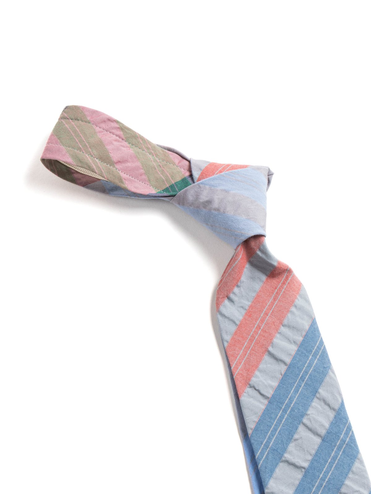 NARROW TIE MULTI COLOR CP BIG PLAID - Image 2