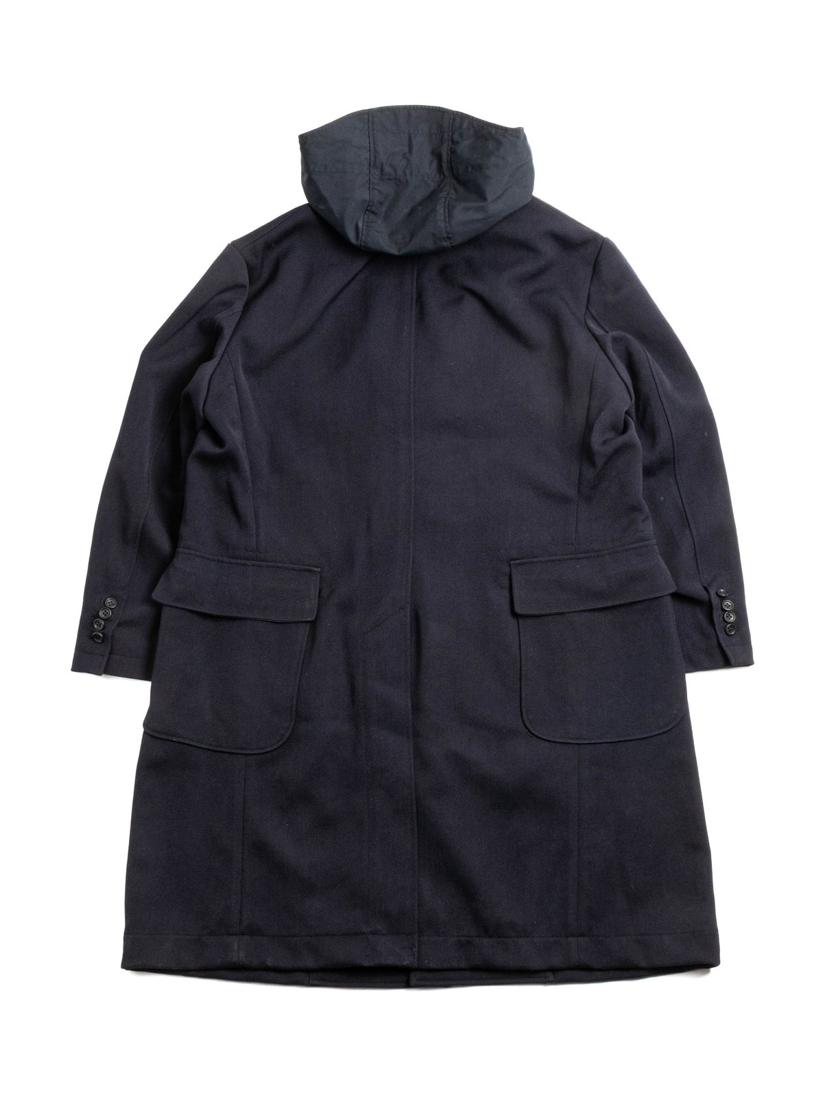 CHESTER COAT DK.NAVY HEAVY WOOL ELASTIQUE - Image 10