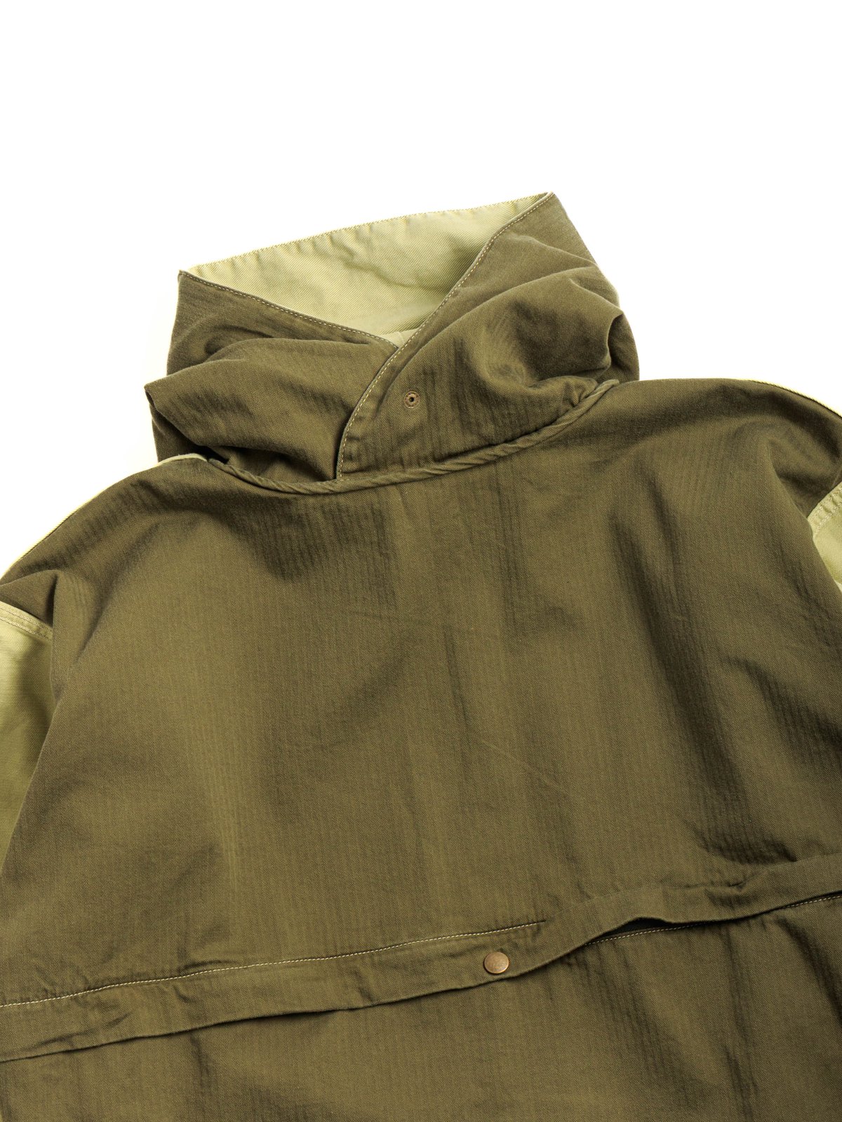REVERSIBLE PULLOVER JACKET SAGE GREEN - Image 9