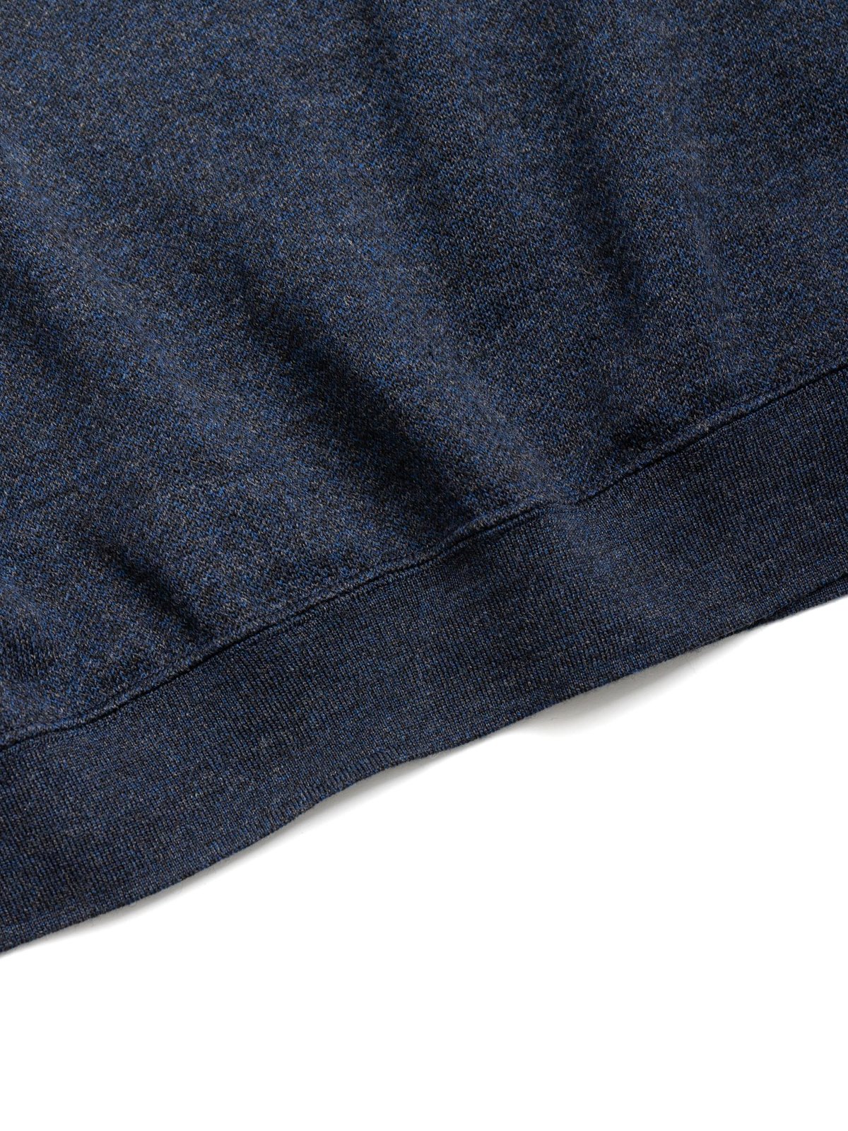 WADE L/S POLO NAVY MELANGE - Image 4