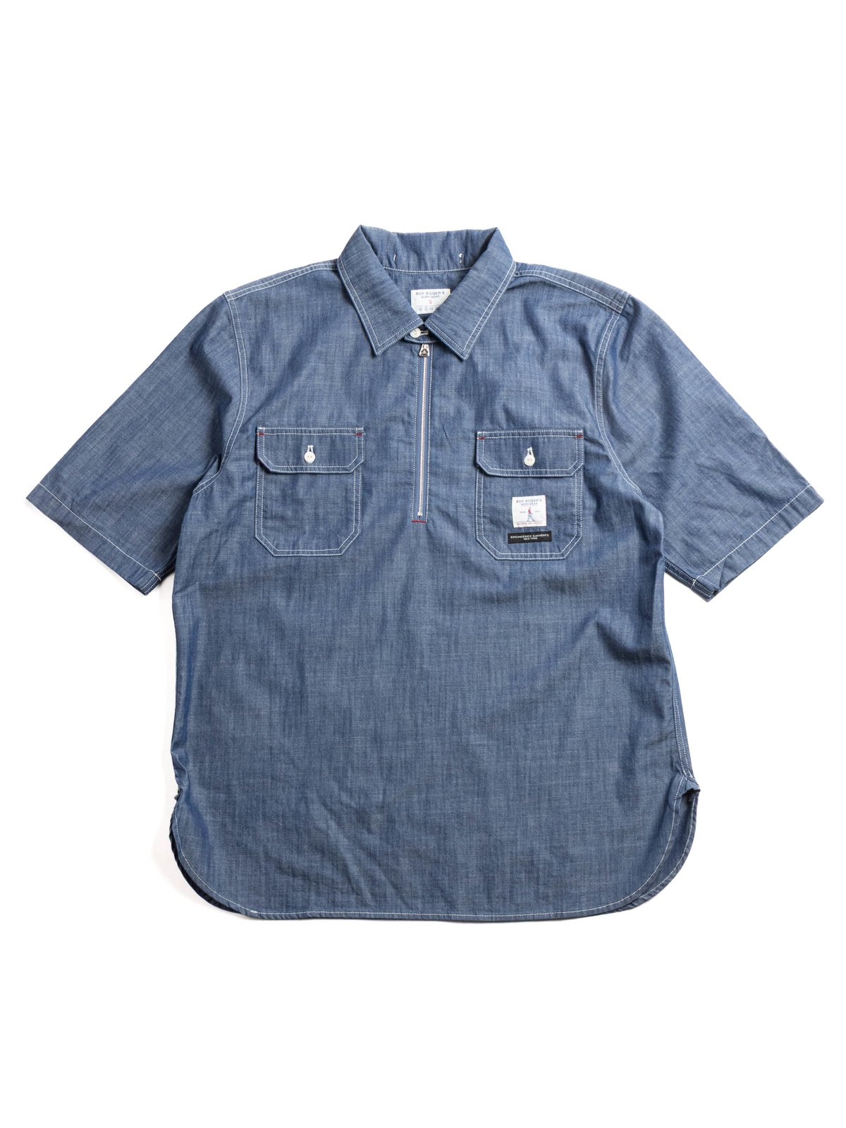 SPINNAKER SHIRT CHAMBRAY RINSE DENIM - Image 1
