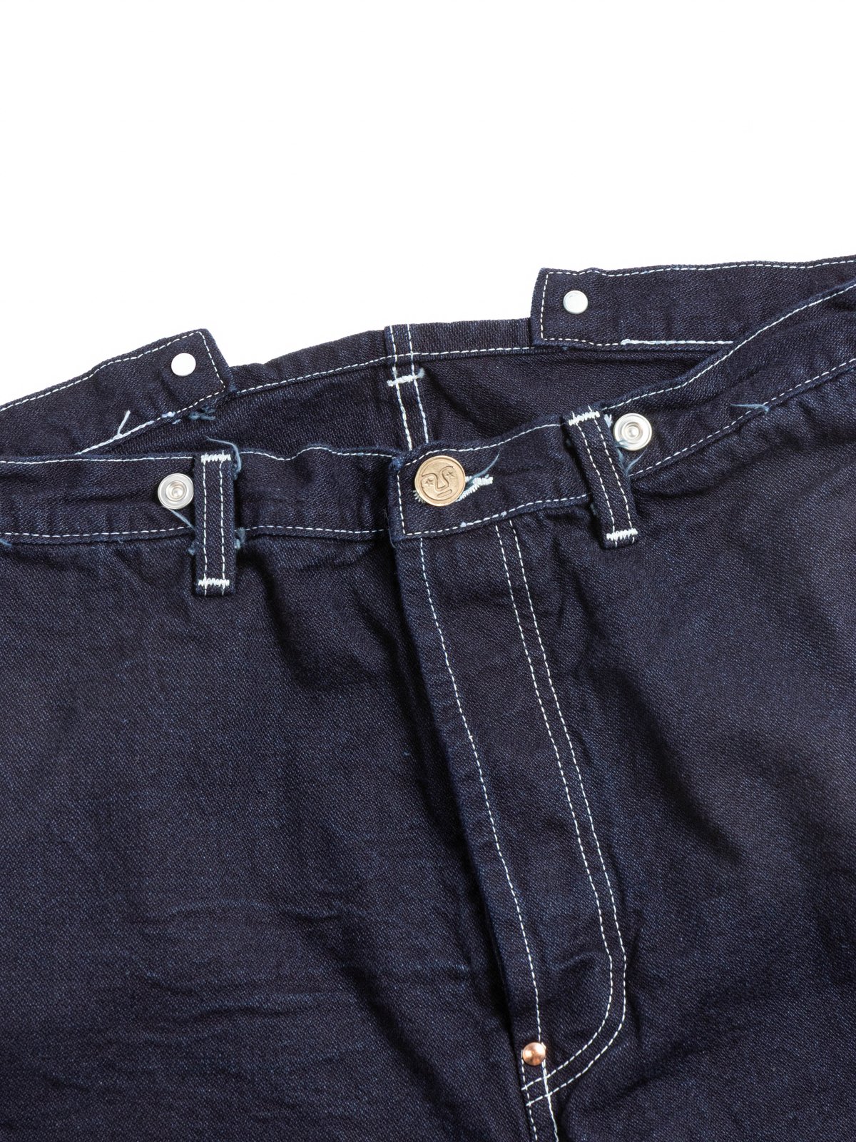 TYPE 156 SPLIT BACK JEANS DOUBLE INDIGO BROKEN TWILL RINSED - Image 3