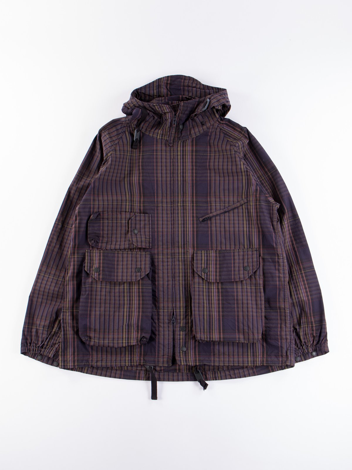 Multi Color Nyco Plaid Atlantic Parka by Engineered Garments – The