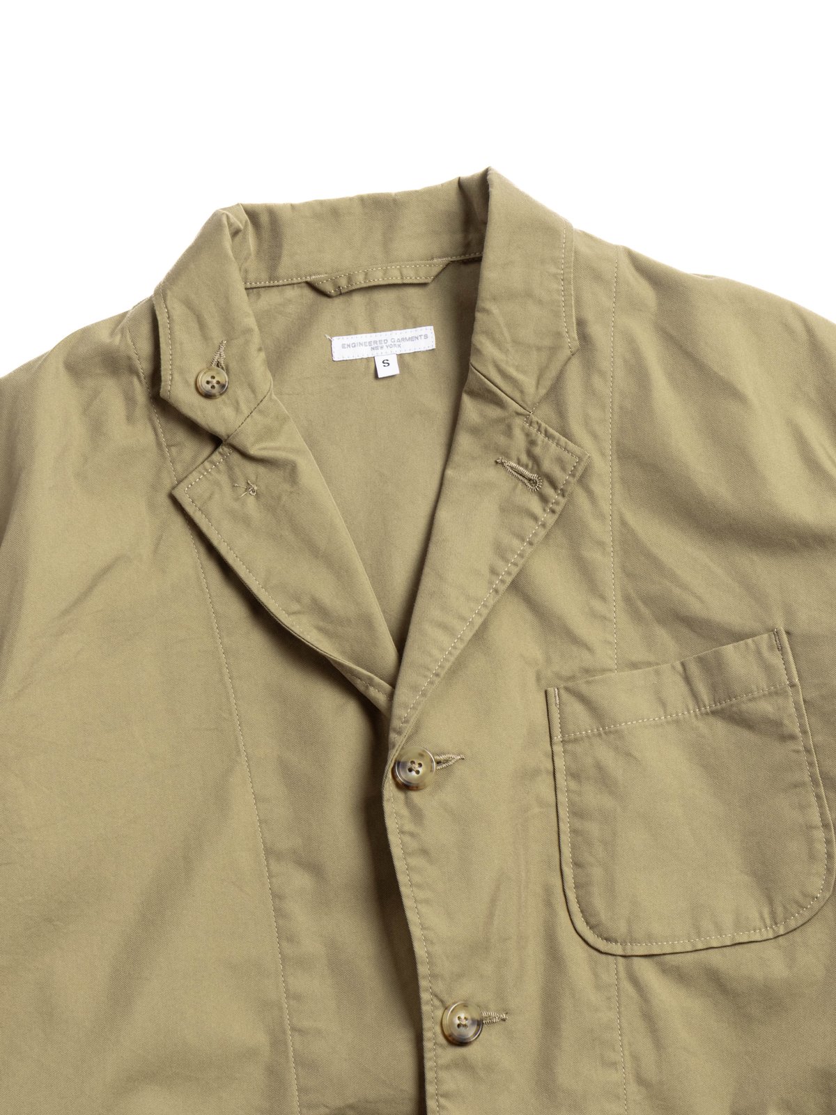 LOITER JACKET KHAKI LT.WEIGHT NYCO TWILL - Image 2