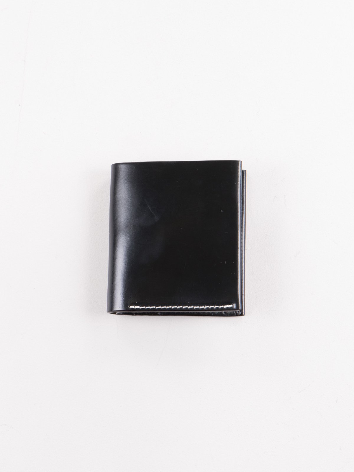 Black Horween Cordovan 3–3 Wallet - Image 1