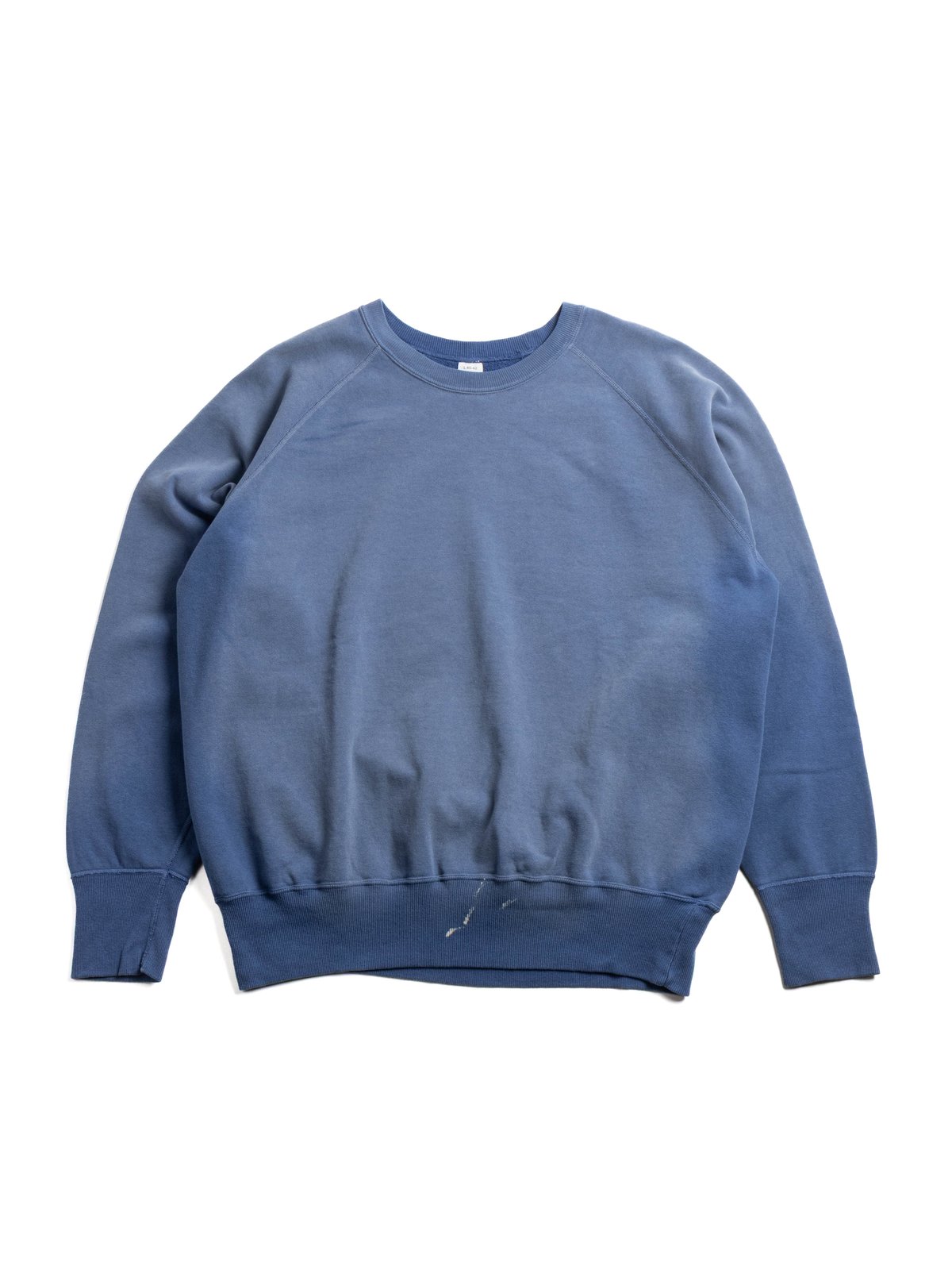 (LOT 461) RAGLAN CREW NECK SW U/W (SUN BURN) BLUE - Image 1