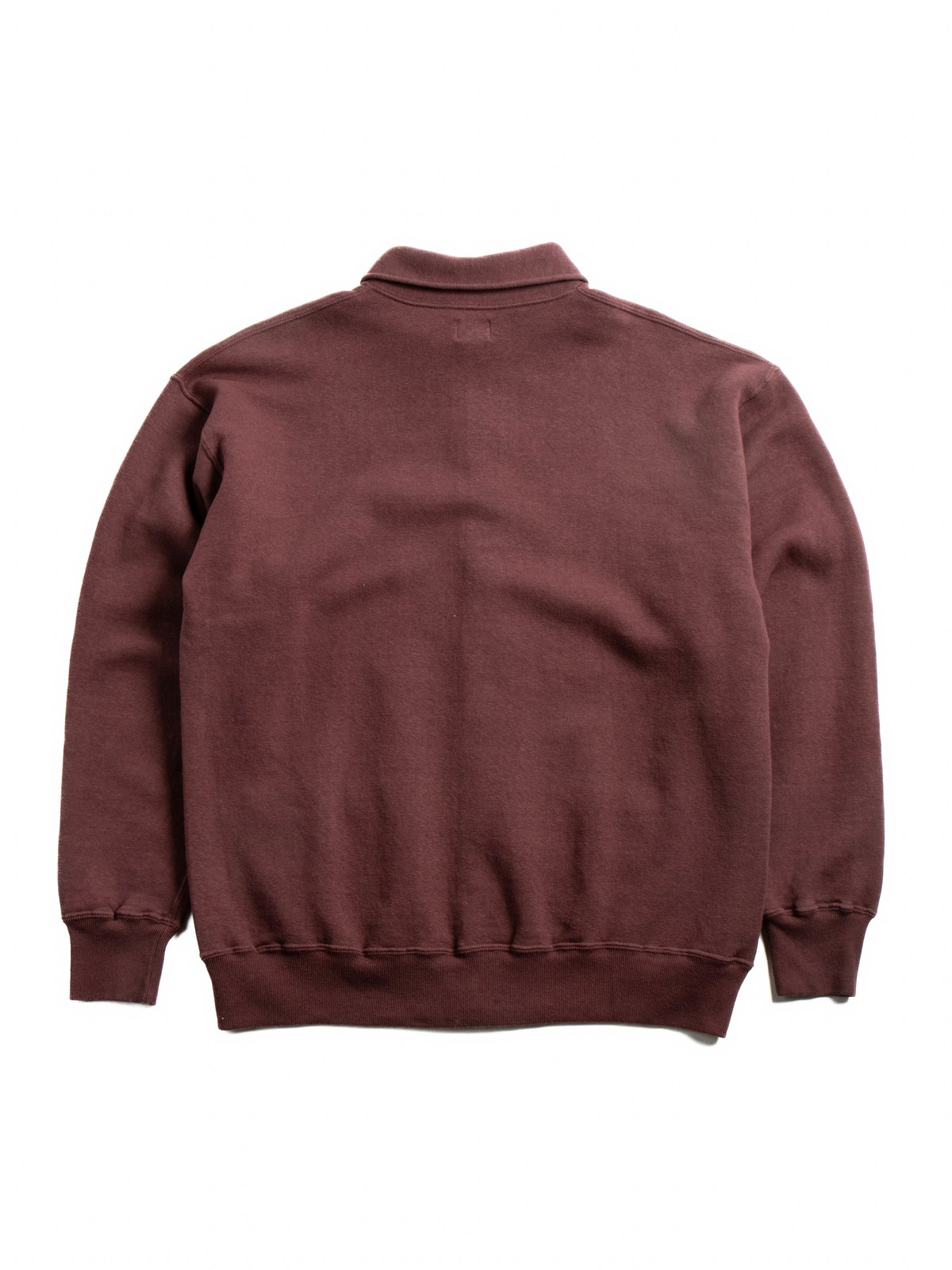 (LOT 86016) &ldquo;LOOP WHEEL&rdquo;SWEAT JACKET BORDEAUX - Image 4