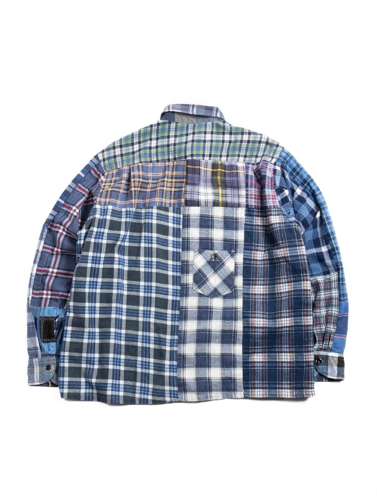 REBUILD by NEEDLES FLANNEL SHIRT STRAIGHT HEM SHIRT ASSORTED 1B - Image 4