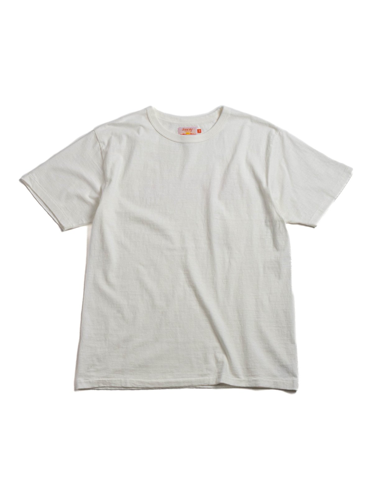 HALEIWA S/S T–SHIRT OFF WHITE / BLUE PRINT - Image 2