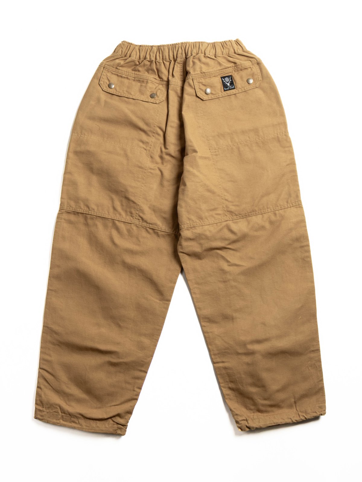 SOUTH2 WEST8 BELTED HARBOR PANT OX PARAFFIN COATING MUSTARD - Image 5