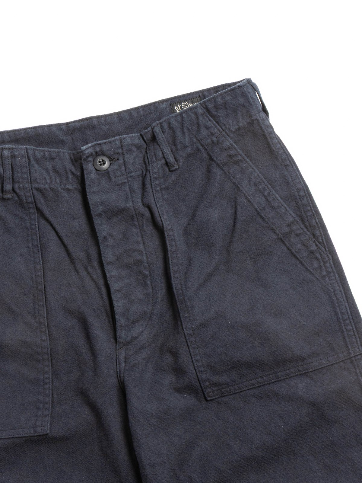 (5002) BRUSHED FLANNEL US ARMY FATIGUE PANTS DARK NAVY - Image 2