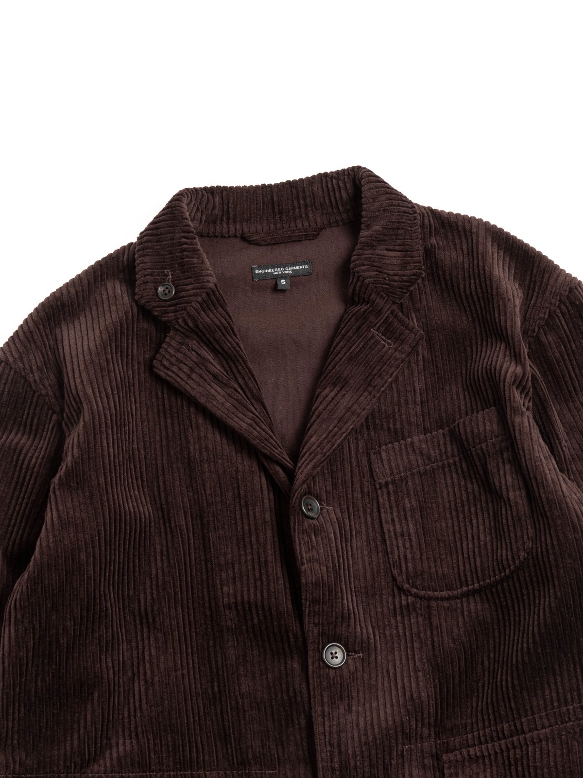 LOITER JACKET / Dk.BROWN COTTON 4.5W CORDUROY - Image 2