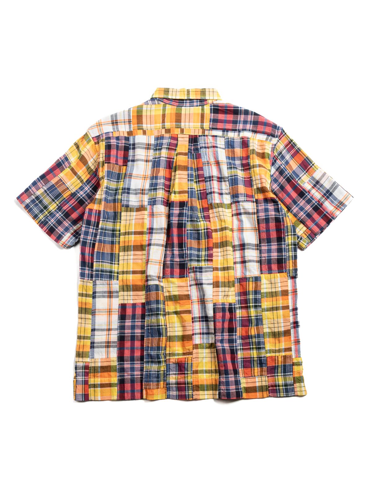 (OM45645.19) STANDARD WEAVE MADRAS S/S SEASONAL PATCHWORK - Image 5
