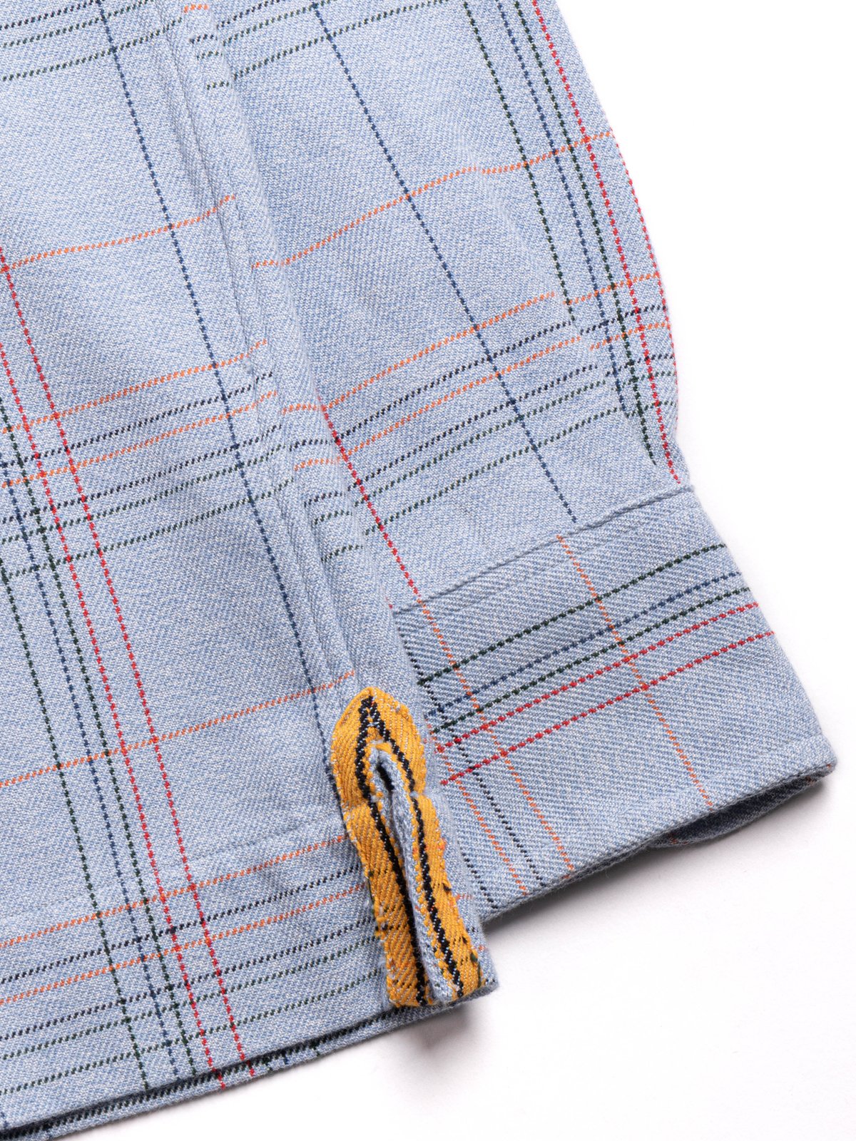 (OM45475.22) TBB HAND WOVEN TWO PLY FLECKED WEAVE B.D. STRAIGHT HEM SHIRT - Image 5