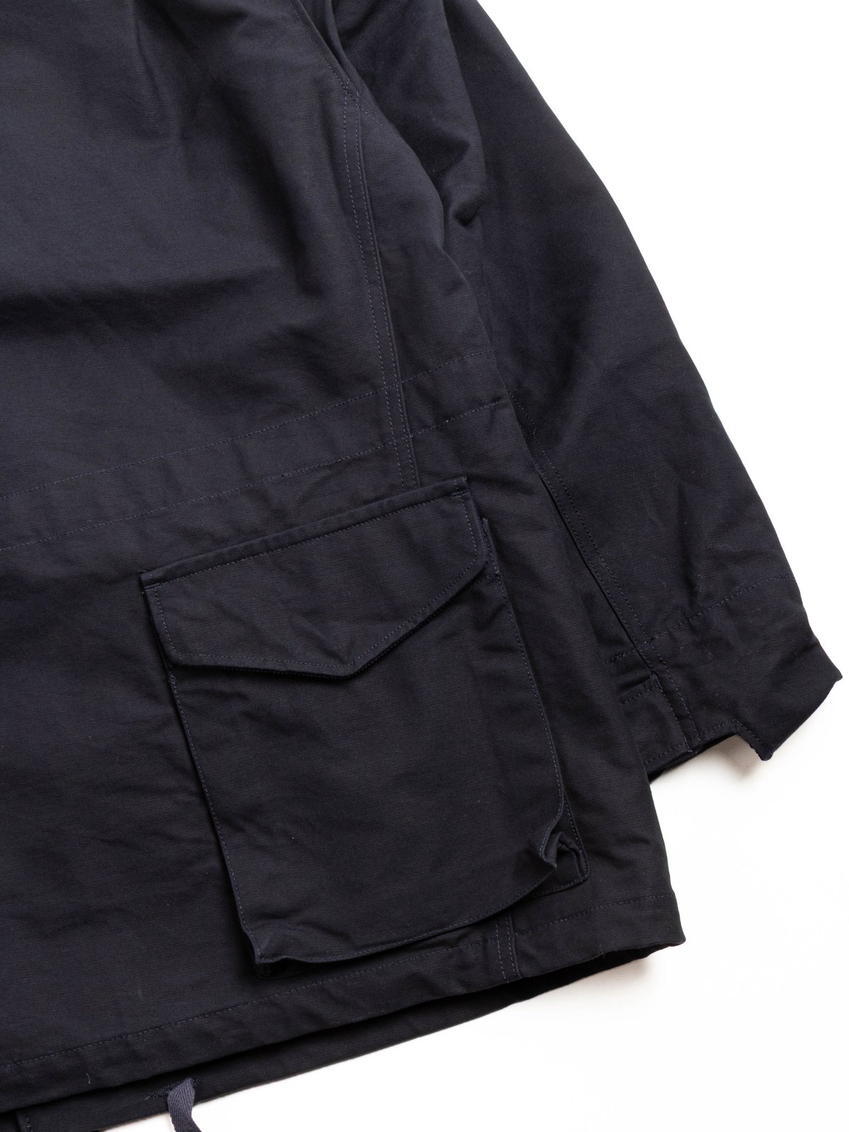 M65 FIELD JACKET / NAVY COTTON DOUBLE CLOTH - Image 4
