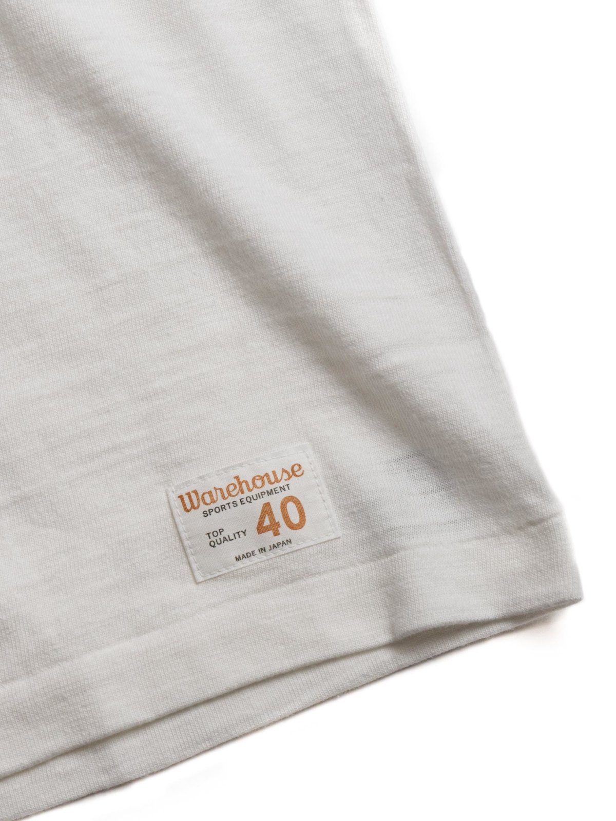 LOT 4063 ¾ SLEEVE FOOTBALL TEE ASTC OFF WHITE - Image 3