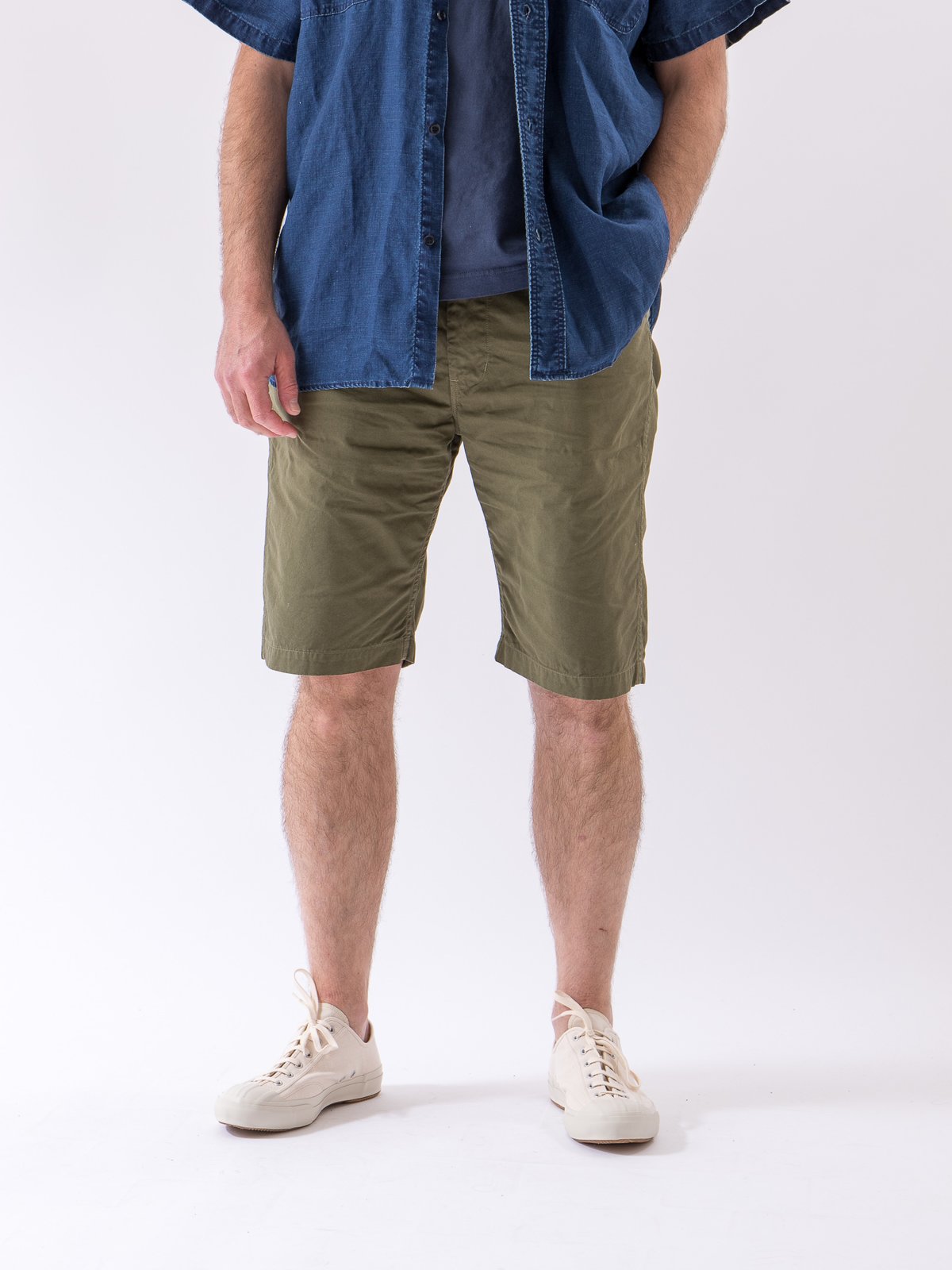 Army Overdyed Poplin TBB Mill Short - Image 2