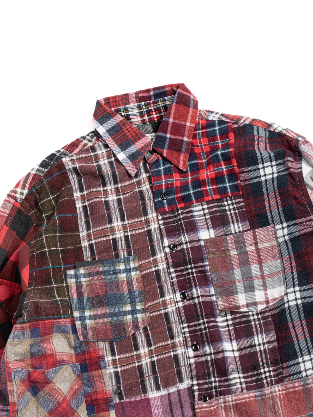 REBUILD by NEEDLES FLANNEL SHIRT STRAIGHT HEM SHIRT ASSORTED 1C - Image 2