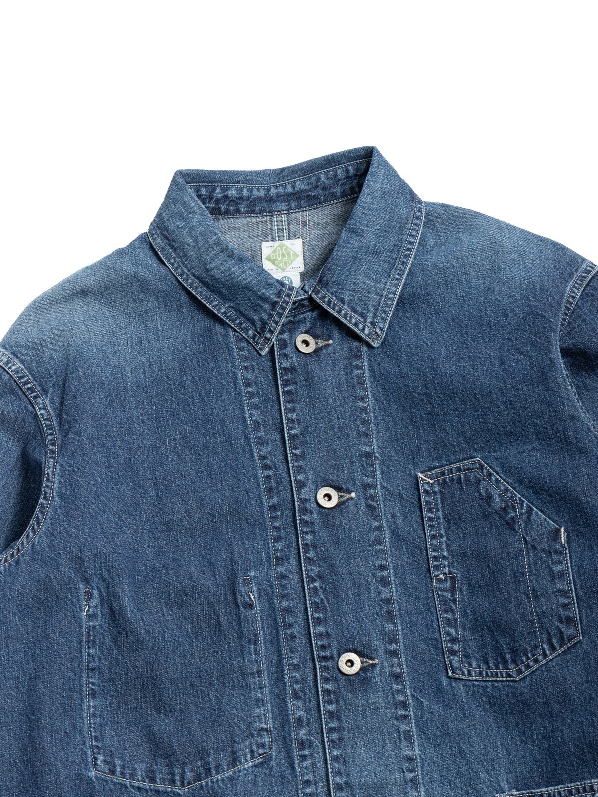 (1101&ndash;01W) NO.1 JACKET / 10OZ INDIGO DENIM WORN WASH - Image 2