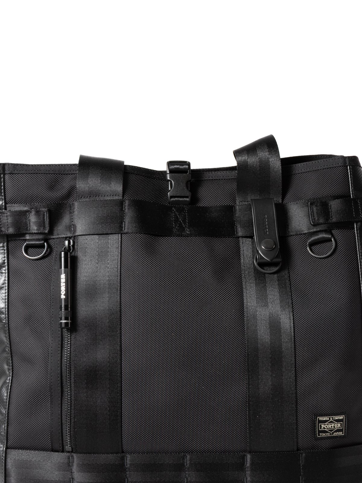 PORTER / HEAT SERIES TOTE BAG BLACK (M) - Image 2