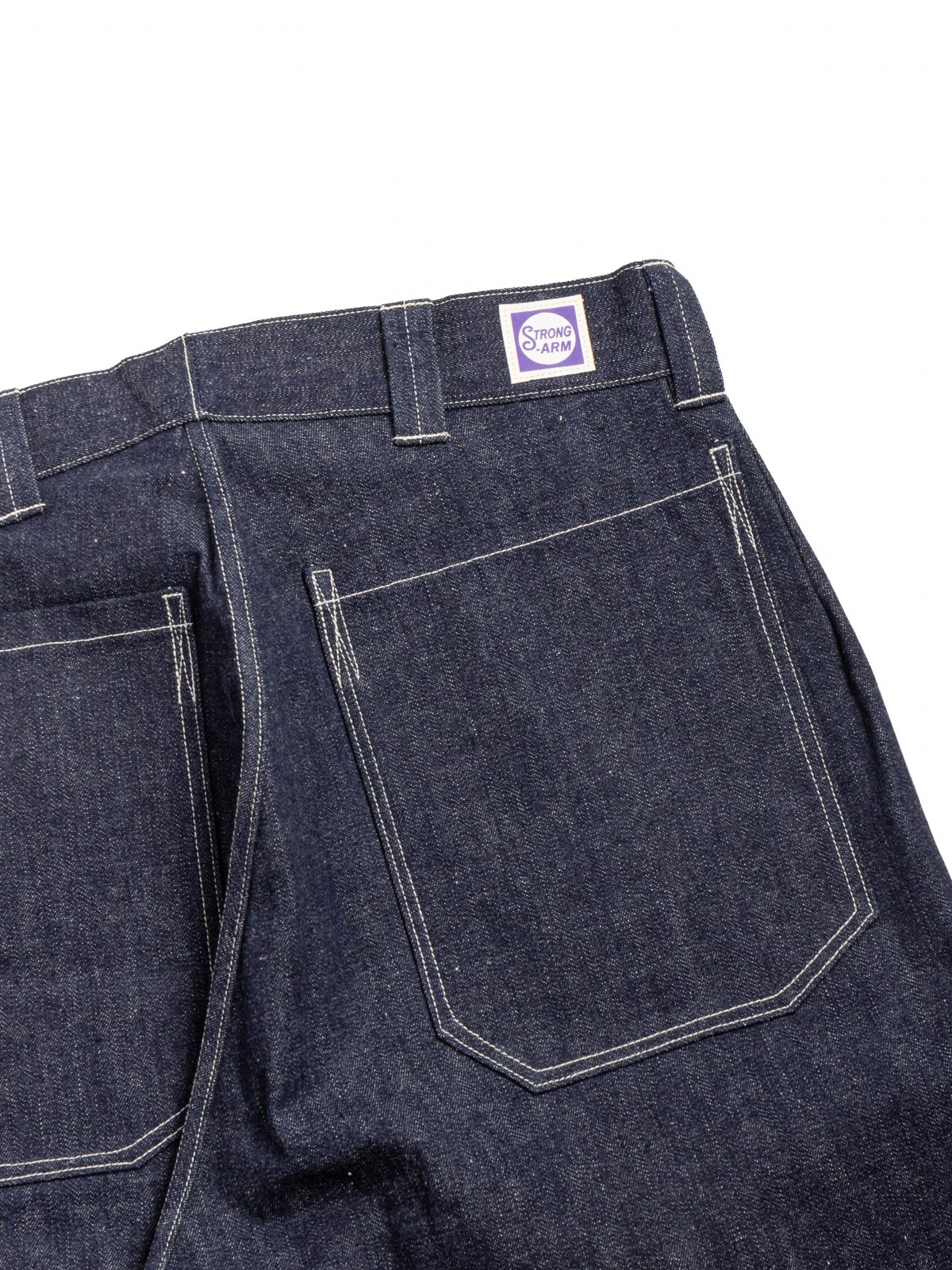 JOHN GLUCKOW JG&ndash;01S 1910s NETMAKER&rsquo;S TROUSERS INDIGO DENIM OR - Image 5