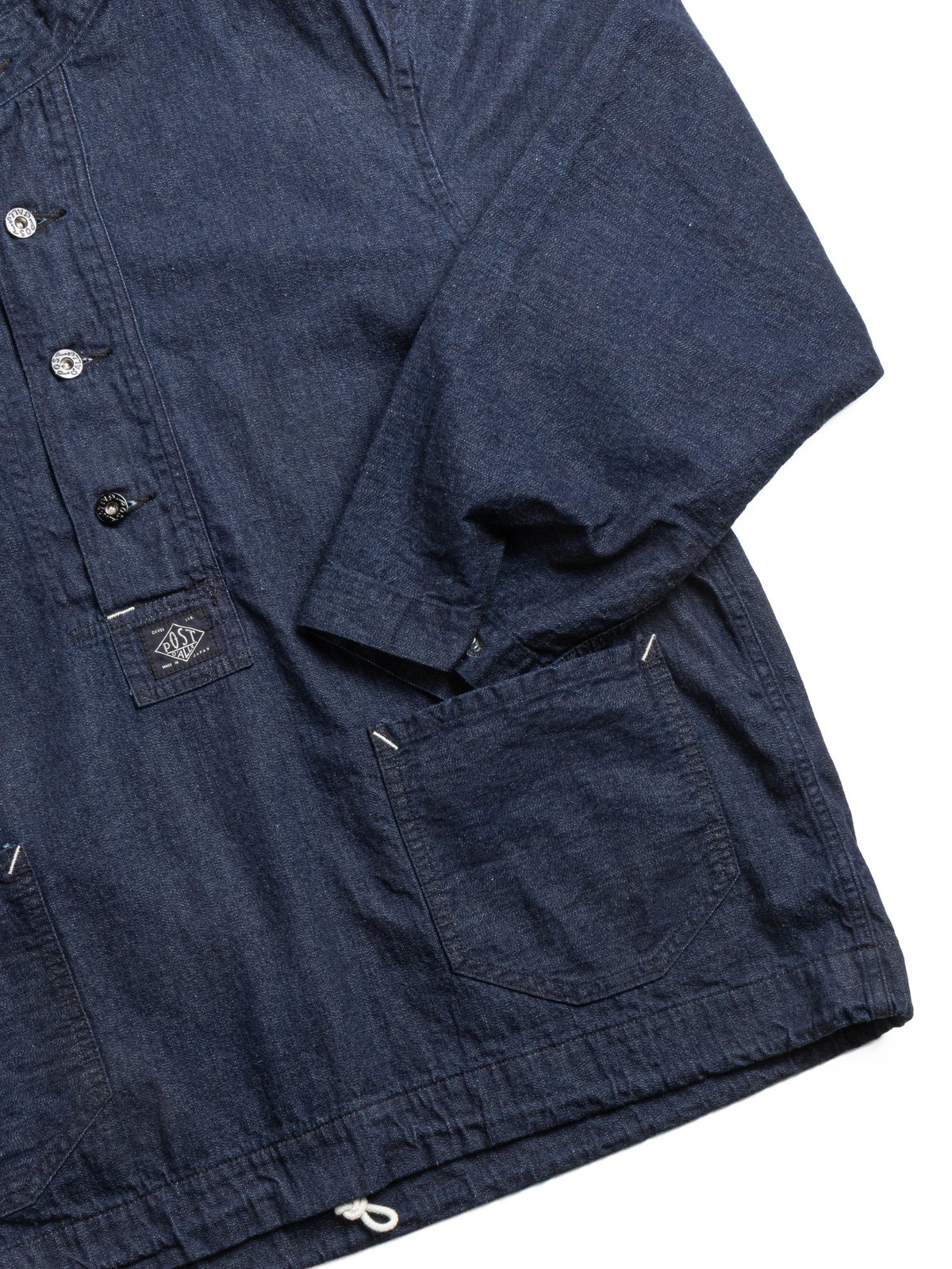 CRAFTMASTER HOODY 8oz DENIM INDIGO - Image 6