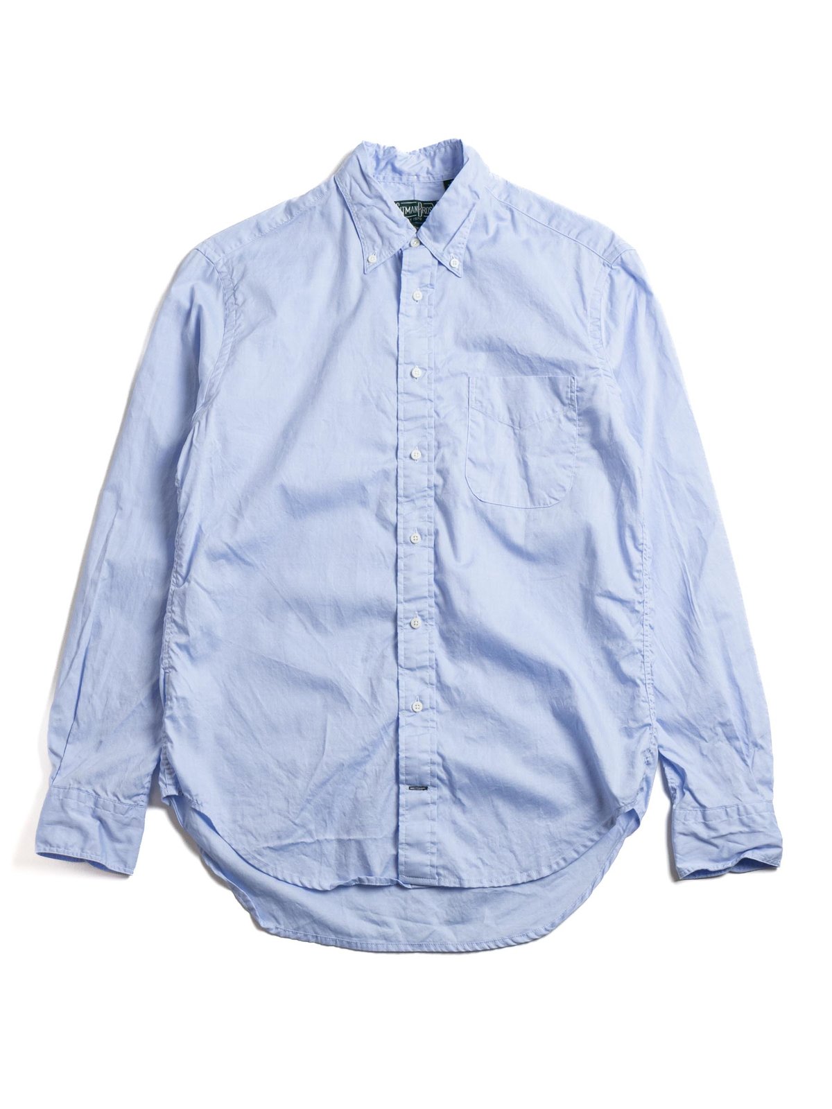 L/S BUTTON DOWN SHIRT BLUE ZEPHYR OXFORD - Image 1