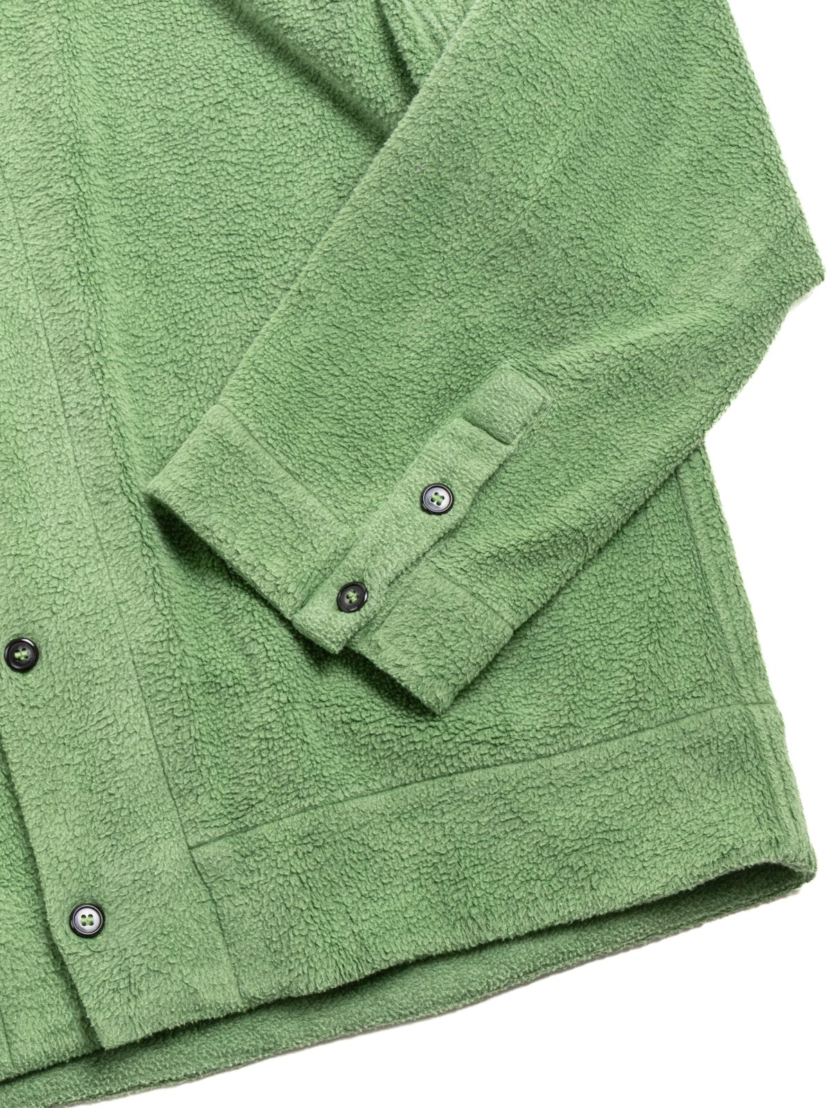 DRIP SHIRT COTTON FLEECE MANTIS GREEN  - Image 3