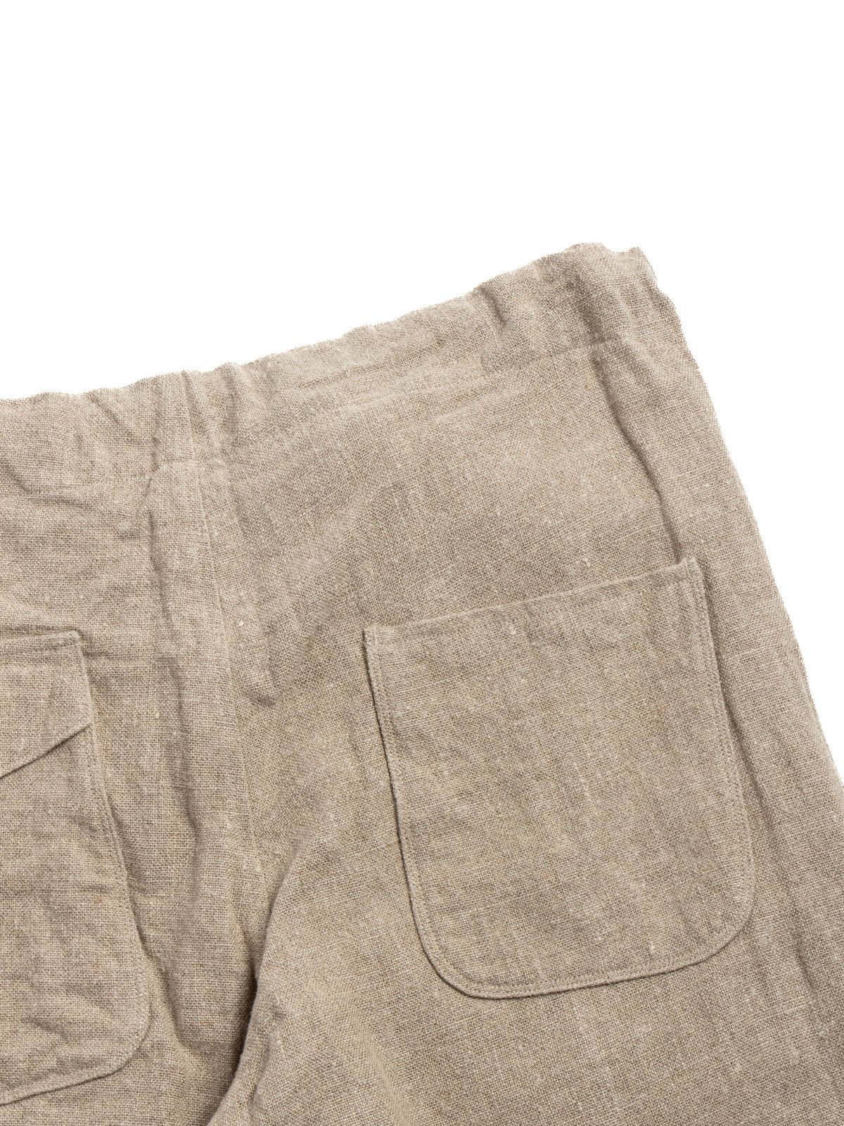 8 LINEN FARMER&rsquo;S DRAWSTRIG PANTS NATURAL - Image 5