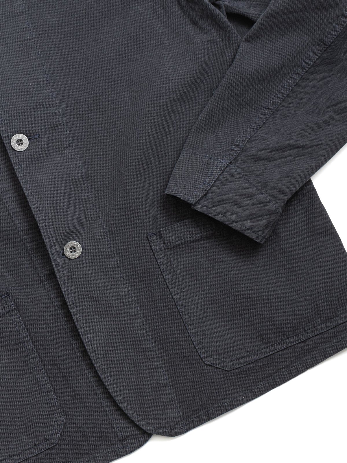 NAVVIE BLAZER COTTON BROKEN TWILL NAVY - Image 3